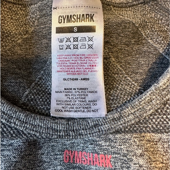 gymshark crop top long sleeve - Picture 3 of 3